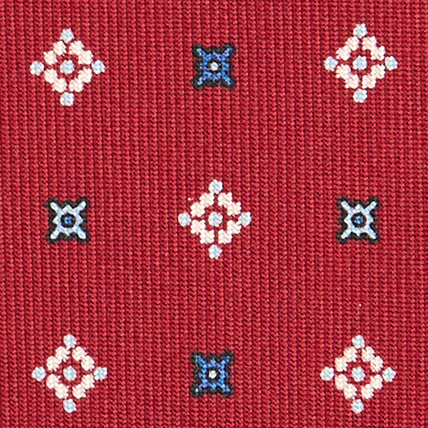 CRAVATTA SARTORIALE CLASSICA IN SETA BORDEAUX