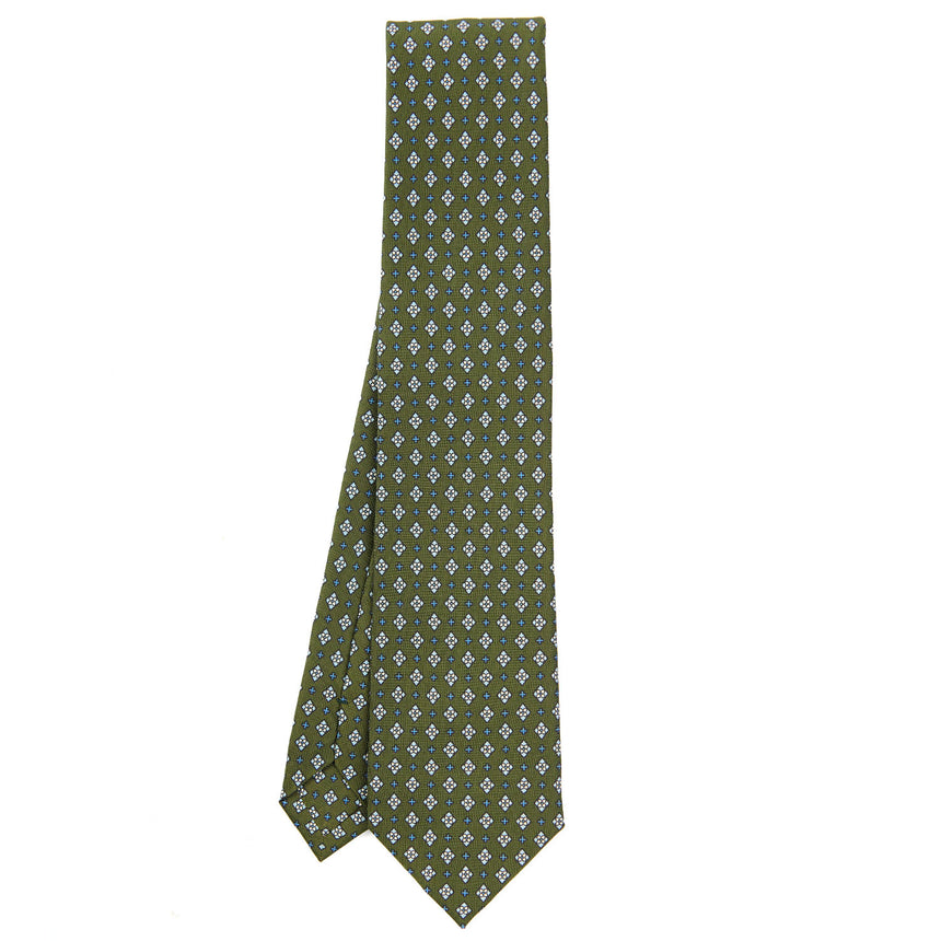 OLIVE GREEN  CLASSIC SILK TIE
