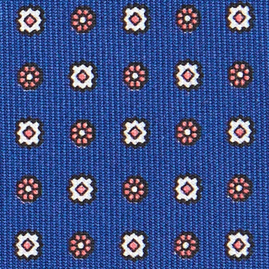 CRAVATTA SARTORIALE CLASSICA IN SETA BLU