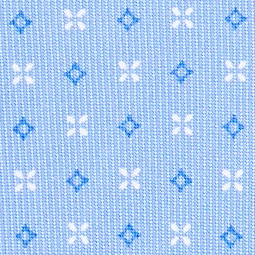 CRAVATTA SARTORIALE CLASSICA IN SETA AZZURRA