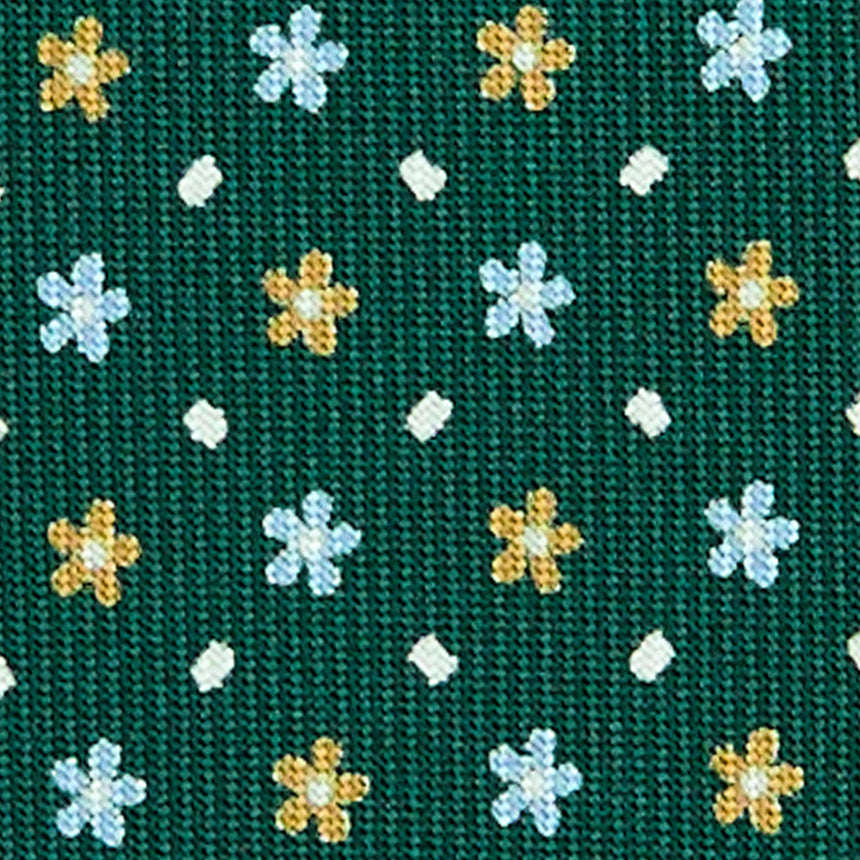 CRAVATTA SARTORIALE CLASSICA IN SETA VERDE SCURO