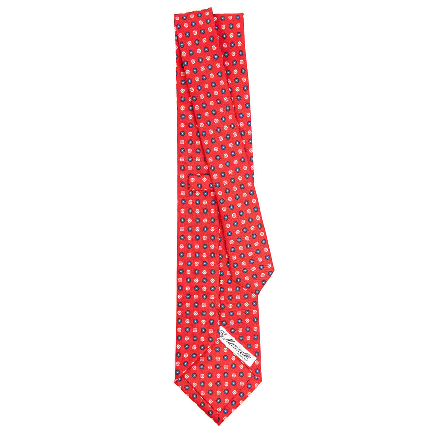 RED SARTORIAL CLASSIC SILK TIE