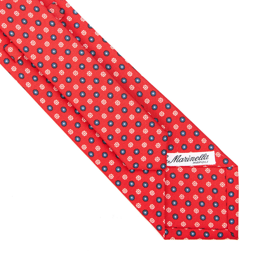 RED SARTORIAL CLASSIC SILK TIE