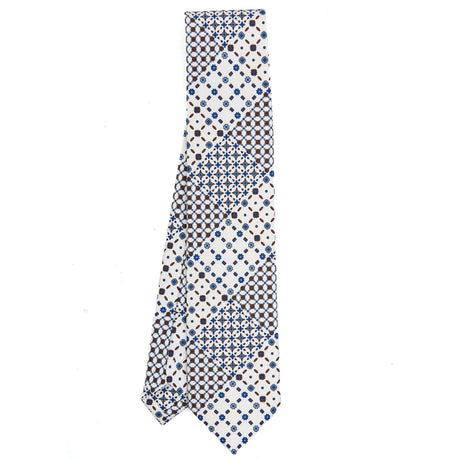 WHITE SARTORIAL CLASSIC SILK TIE