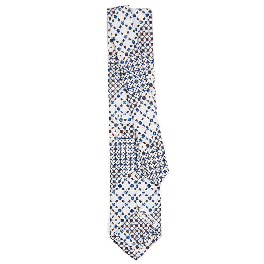WHITE SARTORIAL CLASSIC SILK TIE