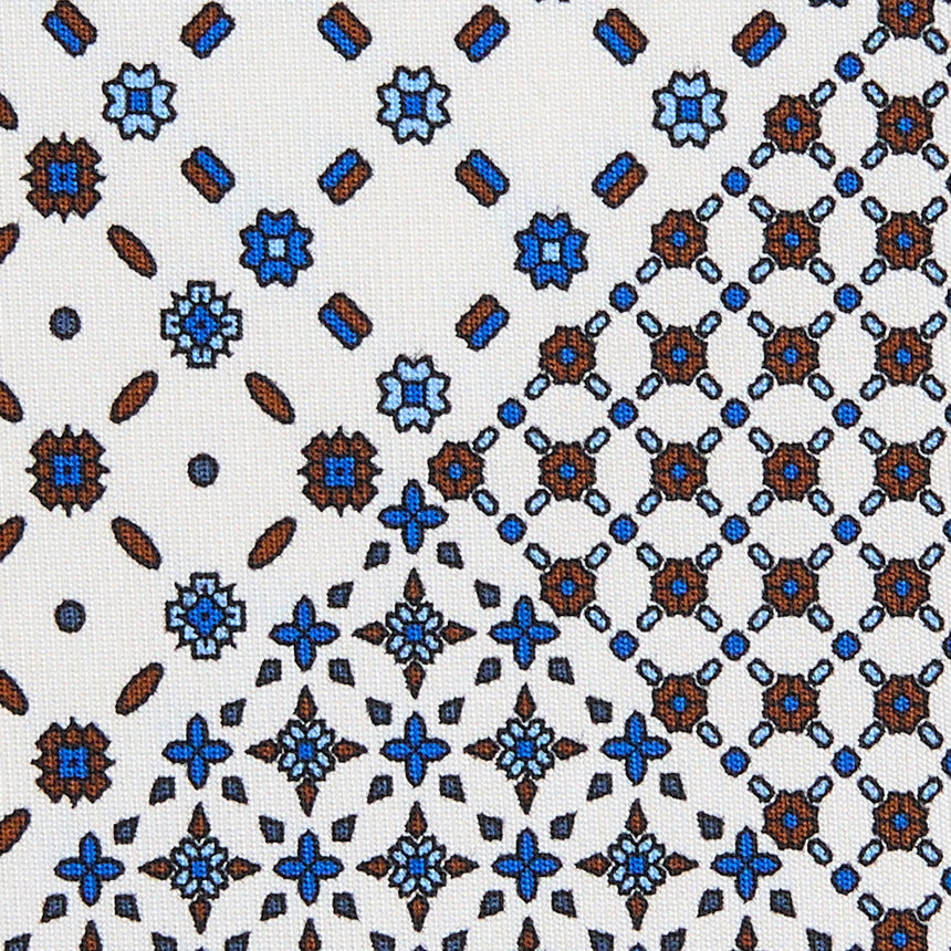 WHITE SARTORIAL CLASSIC SILK TIE