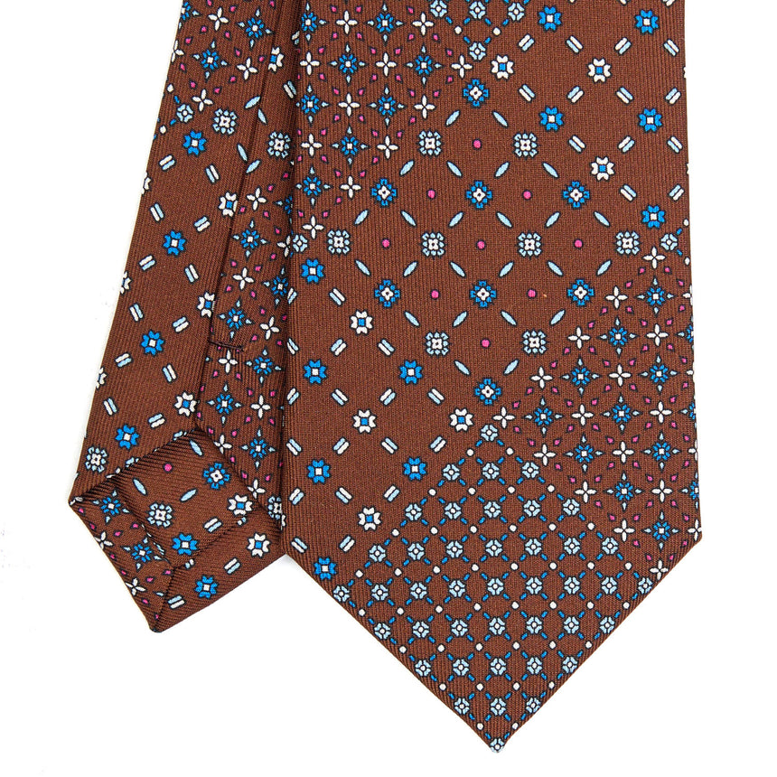DARK BROWN SARTORIAL CLASSIC SILK TIE