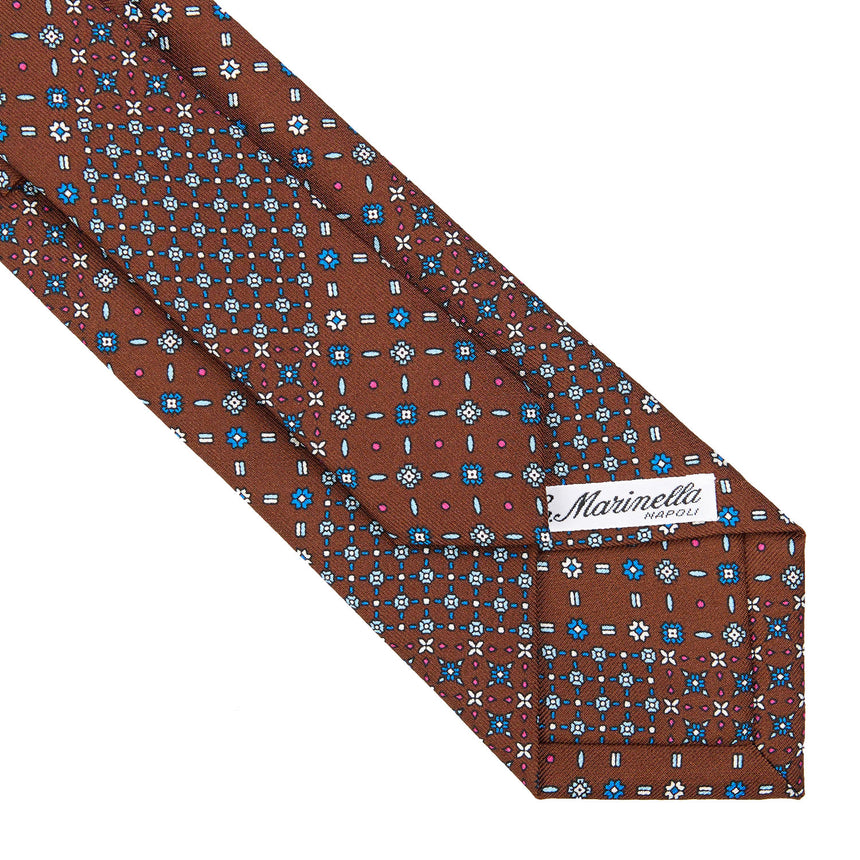 DARK BROWN SARTORIAL CLASSIC SILK TIE