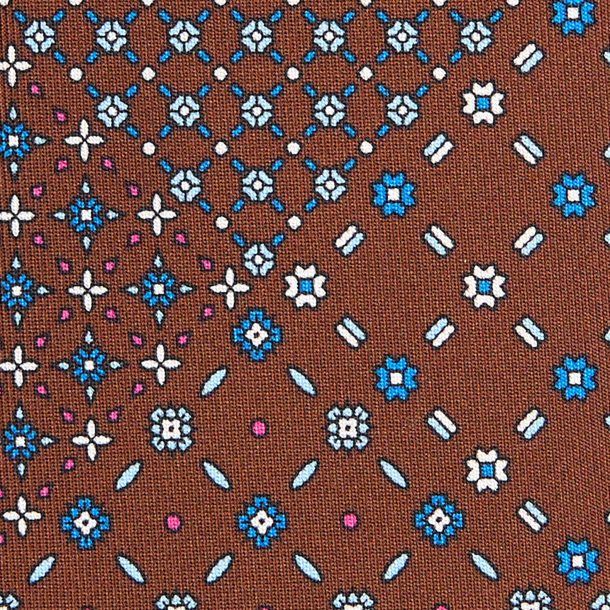 DARK BROWN SARTORIAL CLASSIC SILK TIE