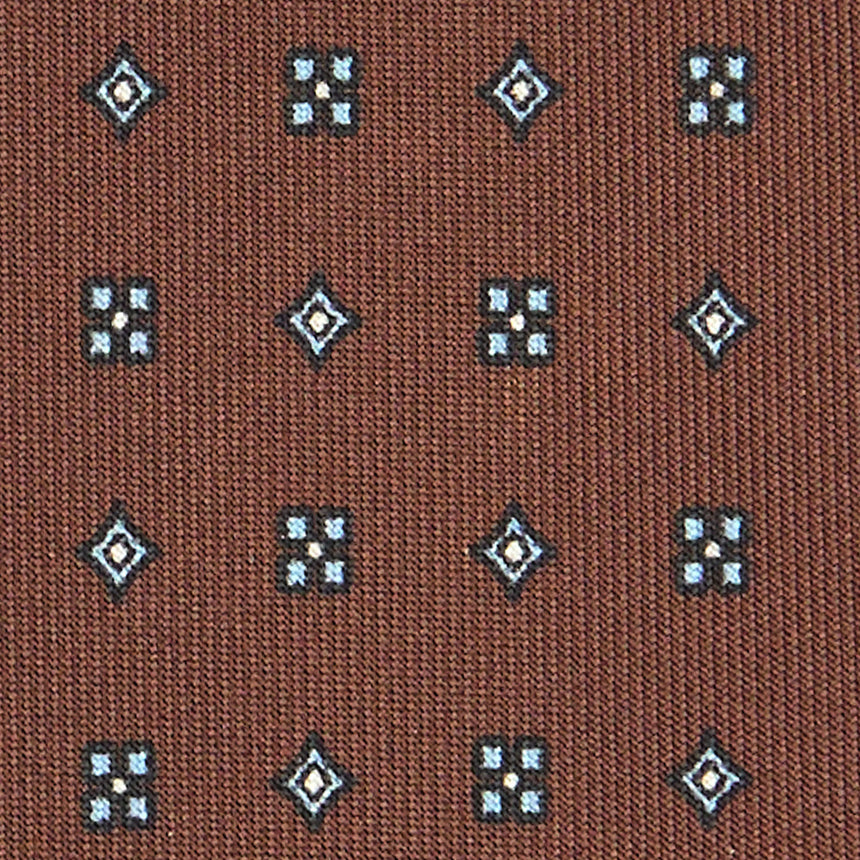 DARK BROWN SARTORIAL CLASSIC SILK TIE