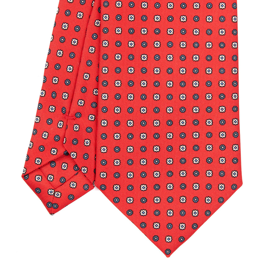 RED SARTORIAL CLASSIC SILK TIE
