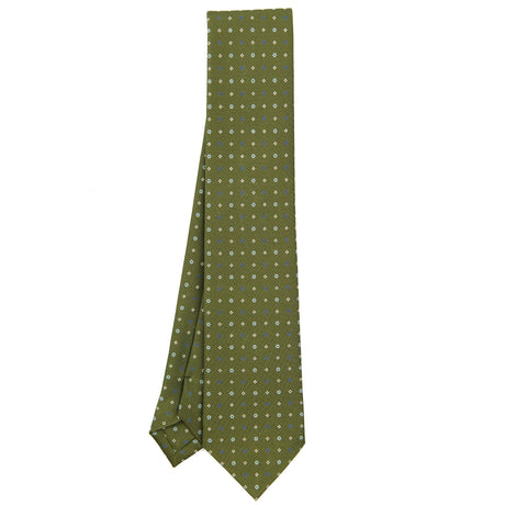 OLIVE GREEN  CLASSIC SILK TIE