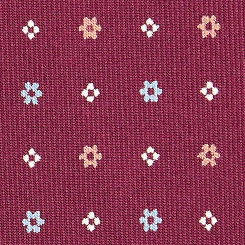 BURGUNDY CLASSIC SILK TIE