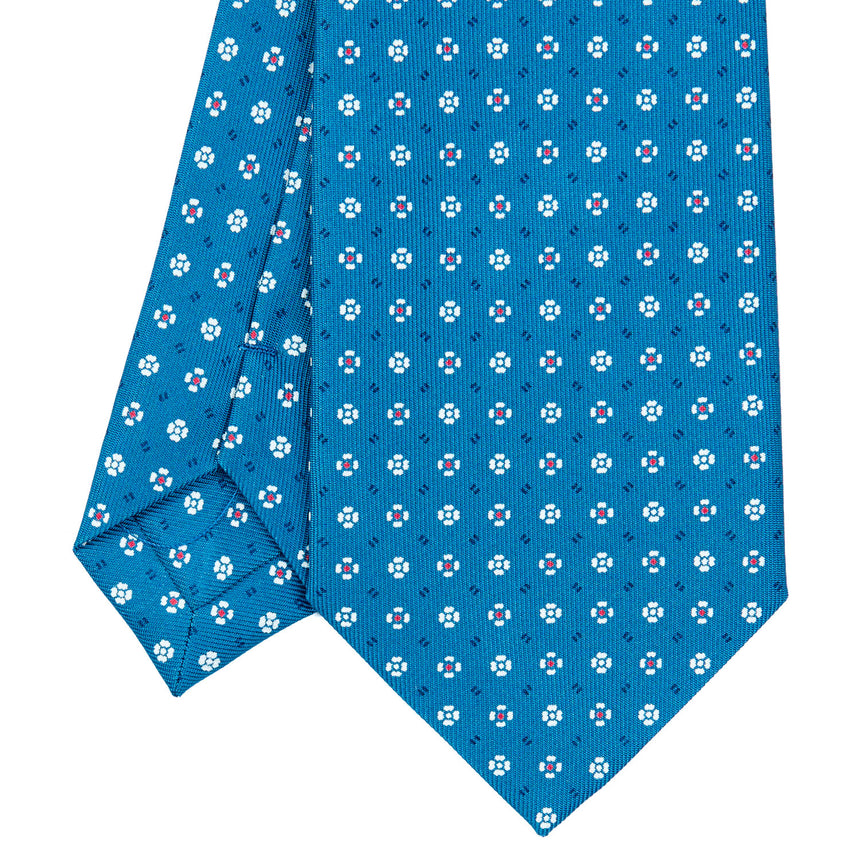 MID BLUE SARTORIAL CLASSIC SILK TIE