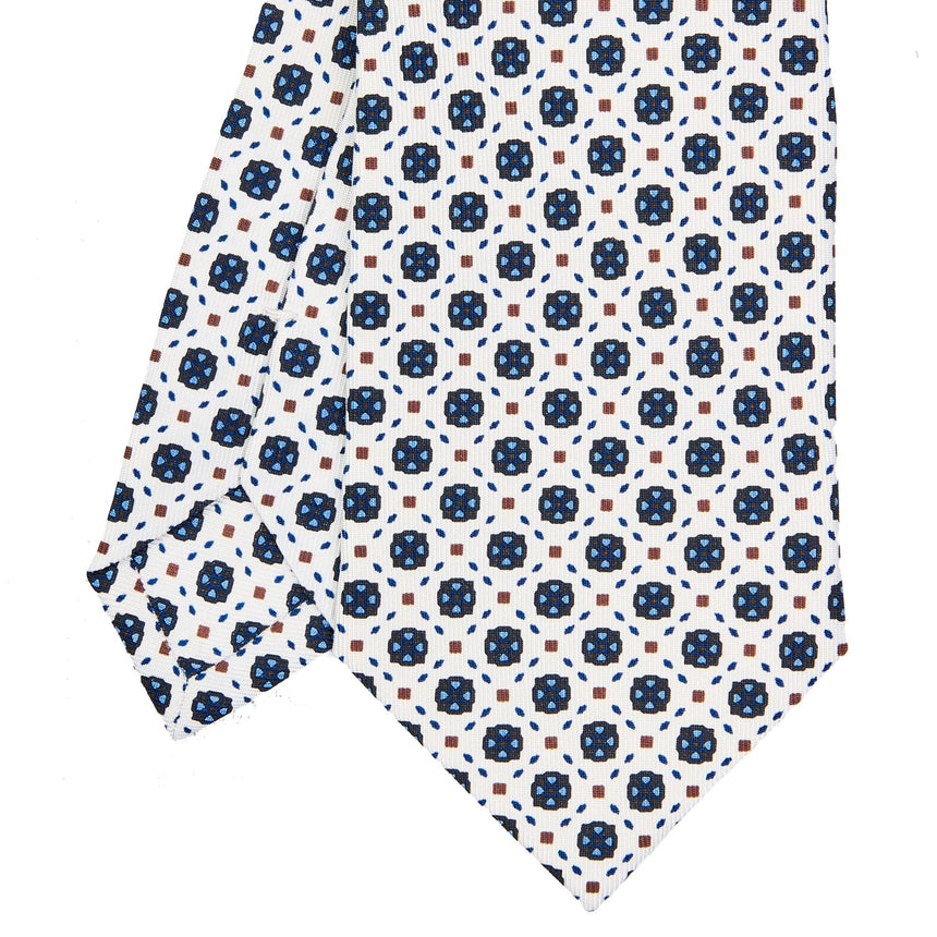 WHITE SARTORIAL CLASSIC SILK TIE