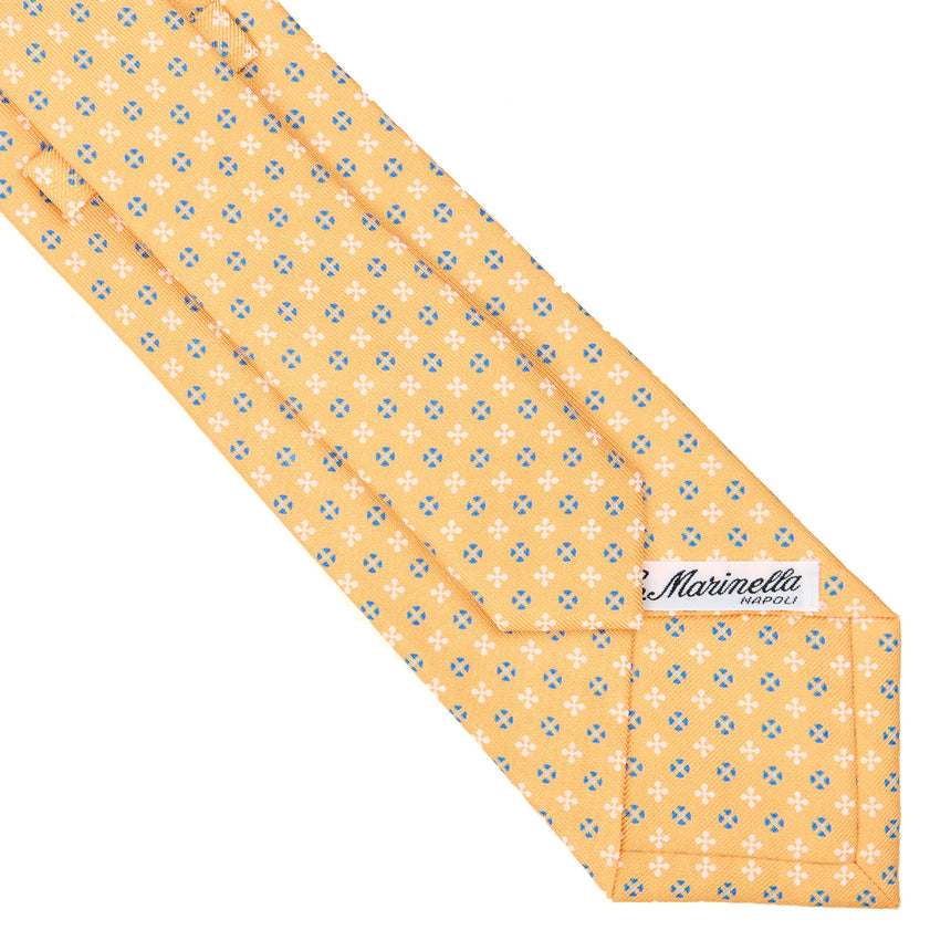 CRAVATTA SARTORIALE CLASSICA IN SETA GIALLA