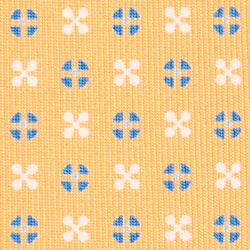 CRAVATTA SARTORIALE CLASSICA IN SETA GIALLA