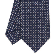 dark_blue_sartorial_classic_silk_tie_small_flower_pattern_tip_detail