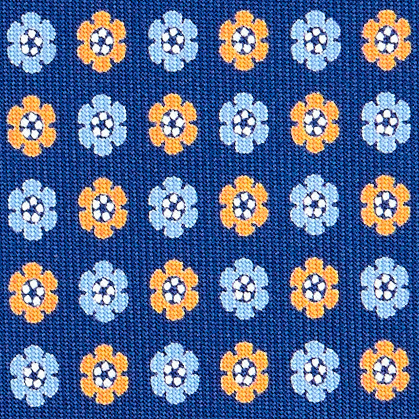 CRAVATTA SARTORIALE CLASSICA IN SETA BLU