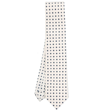 WHITE SARTORIAL CLASSIC SILK TIE