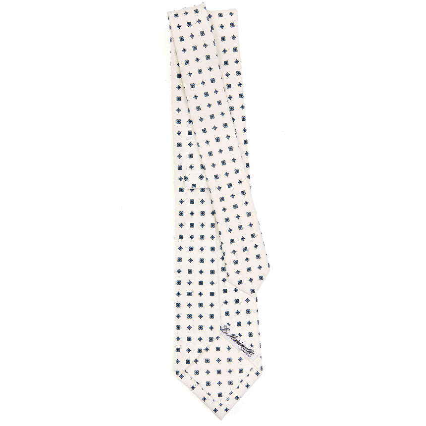 WHITE SARTORIAL CLASSIC SILK TIE