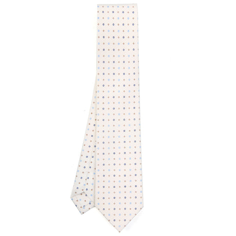 WHITE SARTORIAL CLASSIC SILK TIE