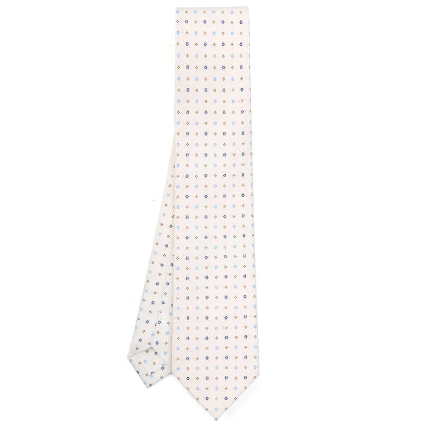 WHITE SARTORIAL CLASSIC SILK TIE