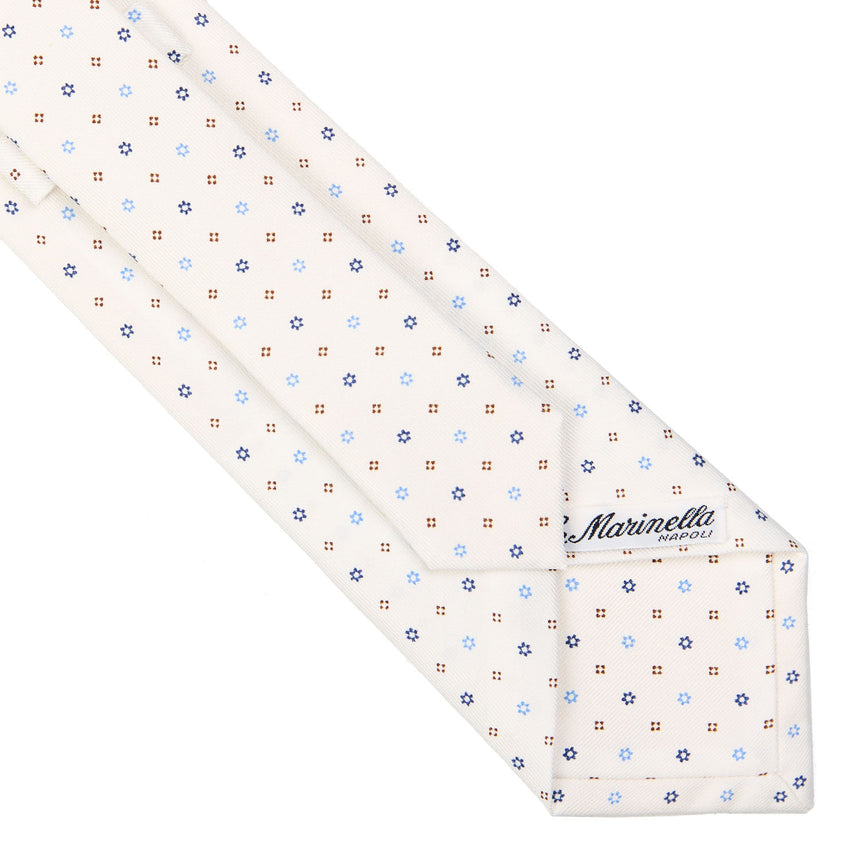 WHITE SARTORIAL CLASSIC SILK TIE