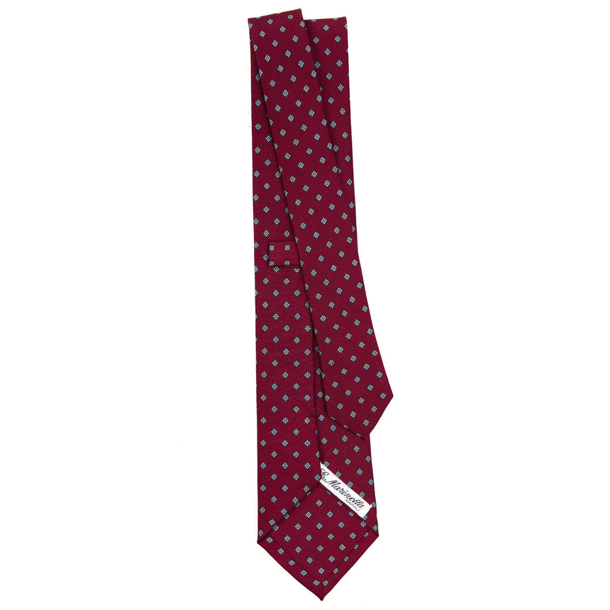 CRAVATTA SARTORIALE CLASSICA IN SETA BORDEAUX