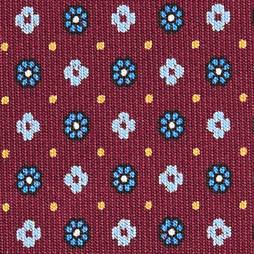 BURGUNDY CLASSIC SILK TIE