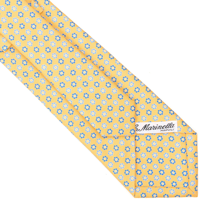 CRAVATTA SARTORIALE CLASSICA IN SETA GIALLA