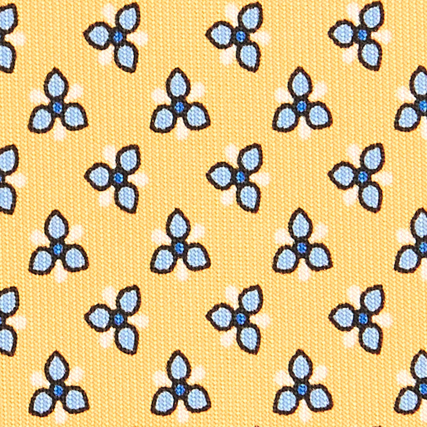 YELLOW CLASSIC SILK TIE