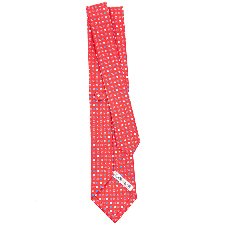 RED SARTORIAL CLASSIC SILK TIE
