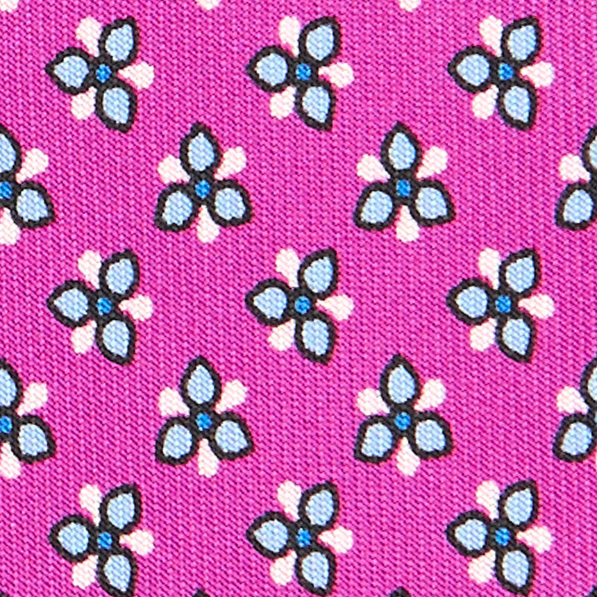FUCHSIA SARTORIAL CLASSIC SILK TIE