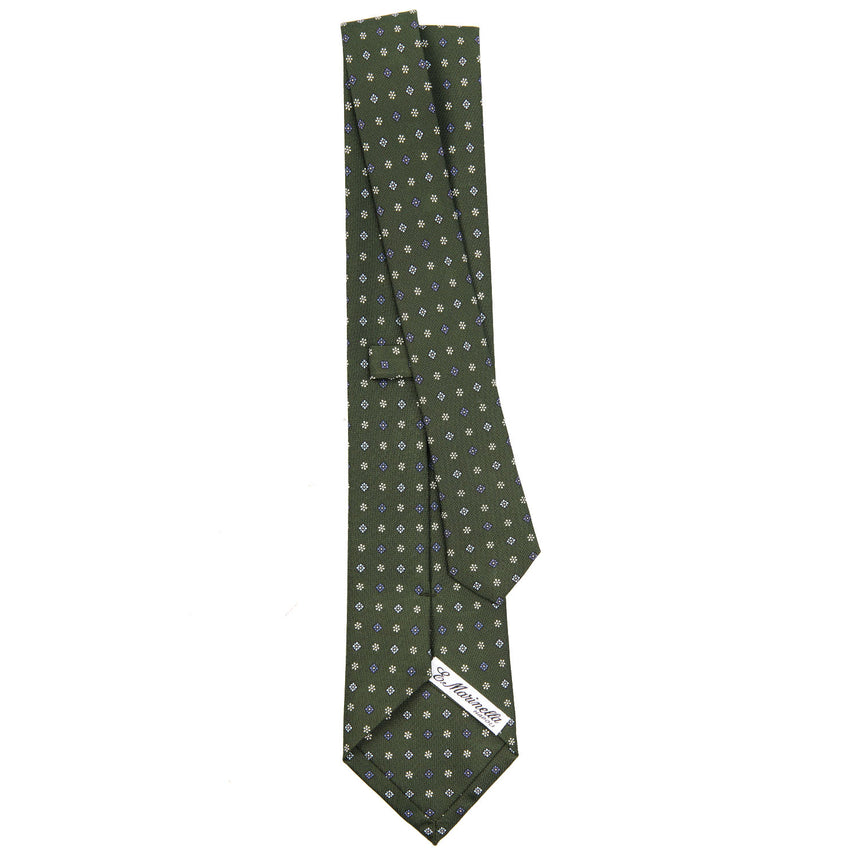 OLIVE GREEN  CLASSIC SILK TIE