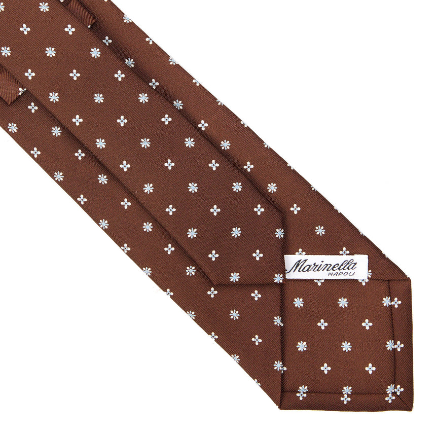 DARK BROWN SARTORIAL CLASSIC SILK TIE