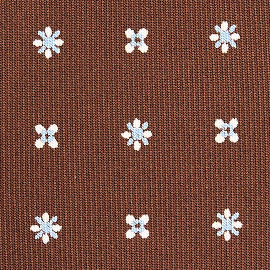 DARK BROWN SARTORIAL CLASSIC SILK TIE