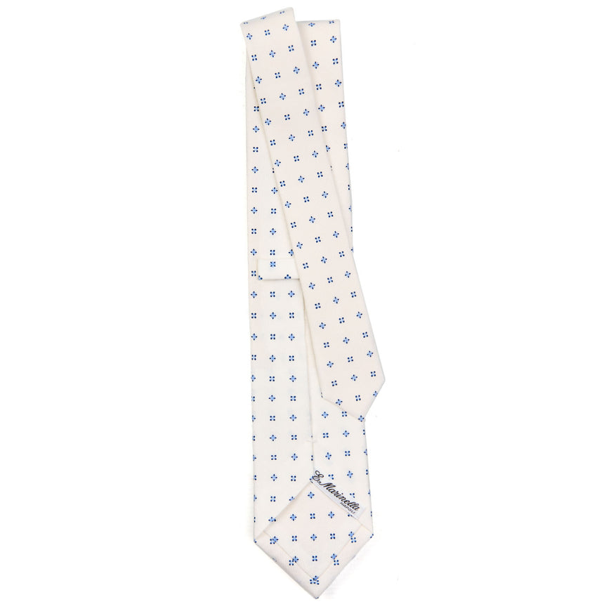 WHITE SARTORIAL CLASSIC SILK TIE