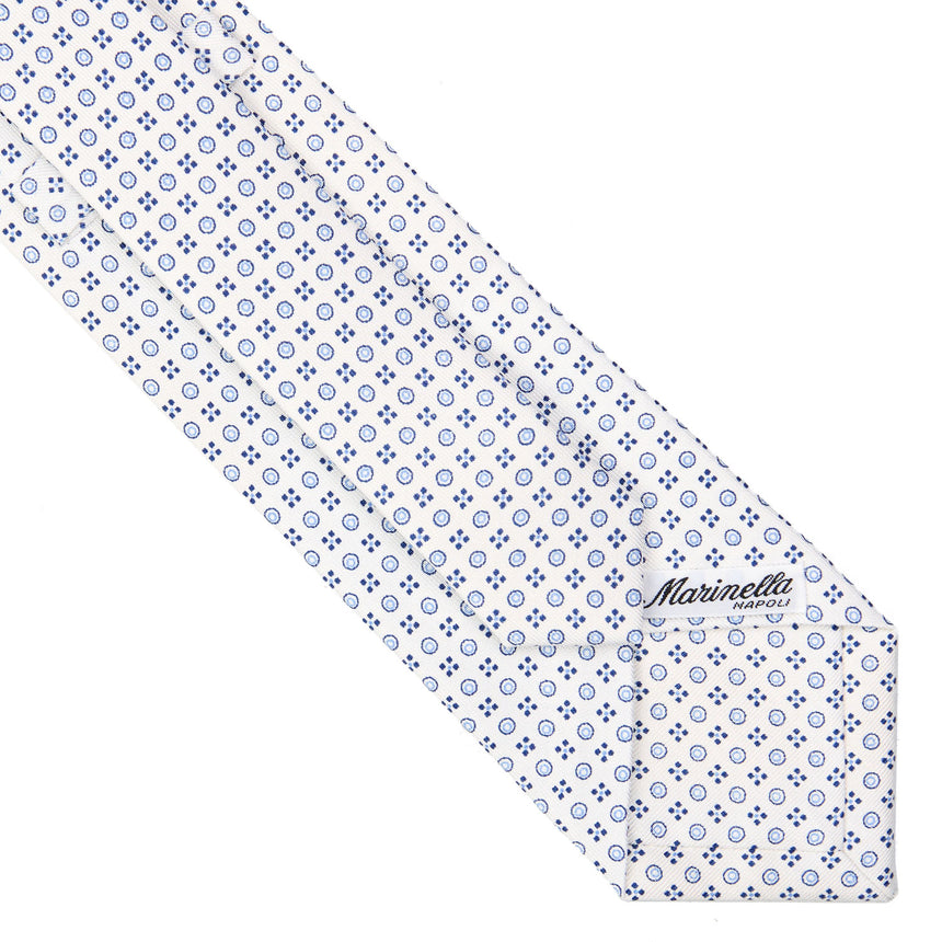 CRAVATTA SARTORIALE CLASSICA IN SETA BIANCA
