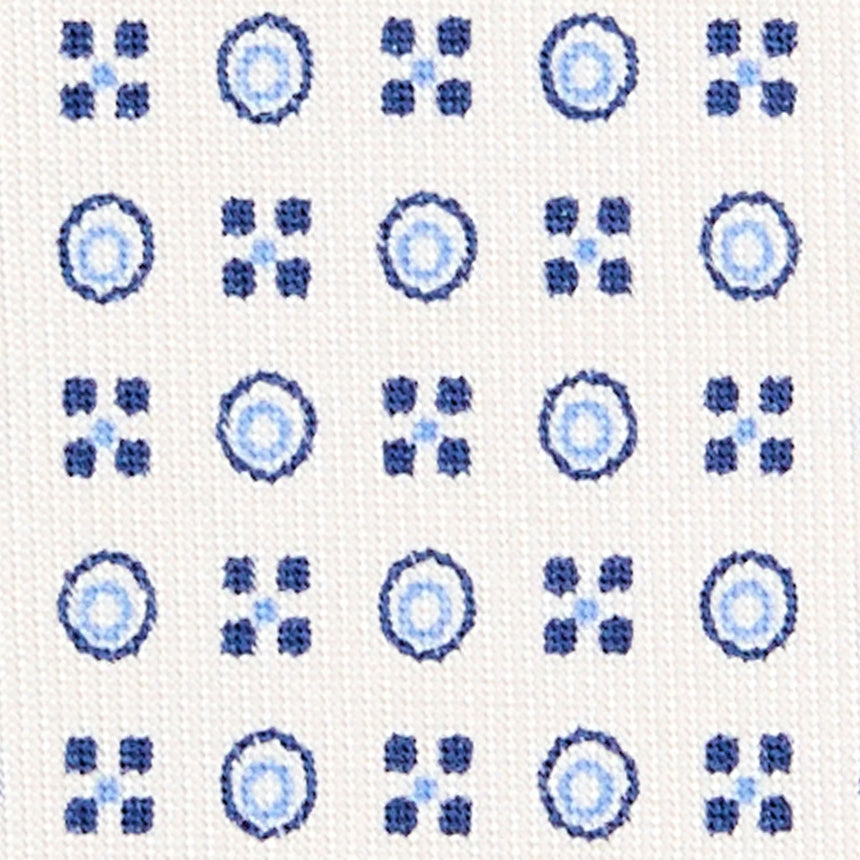 CRAVATTA SARTORIALE CLASSICA IN SETA BIANCA