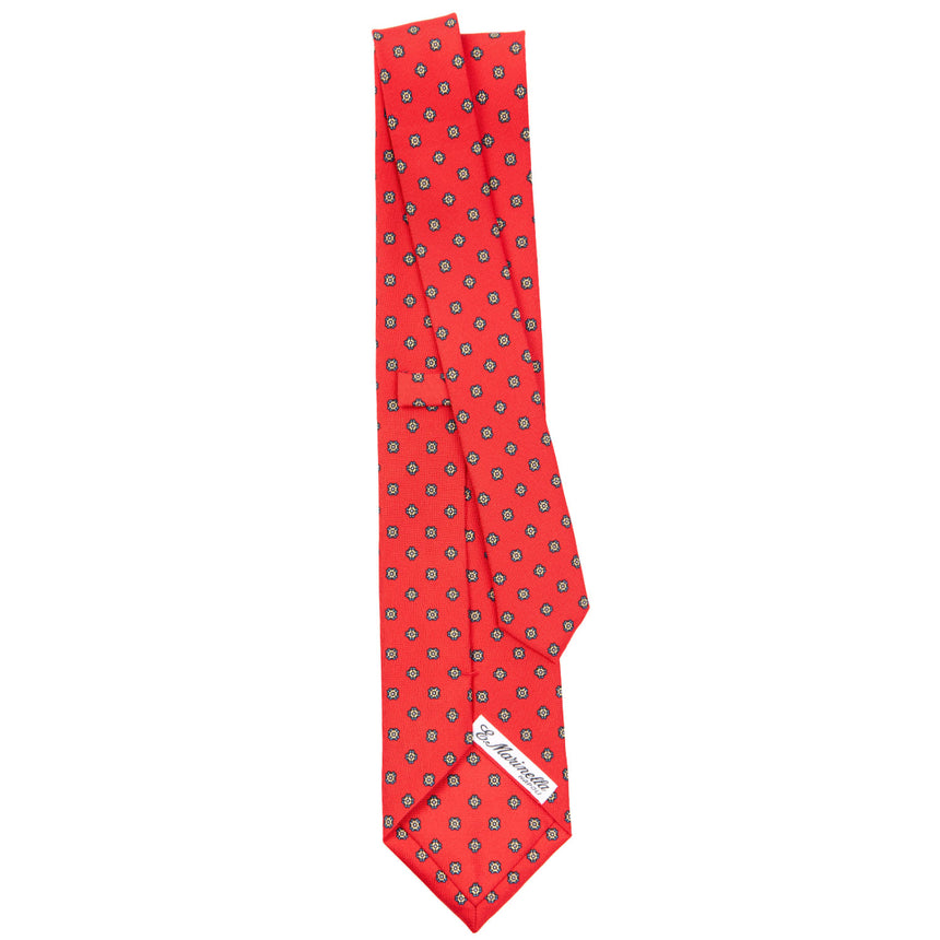 RED SARTORIAL CLASSIC SILK TIE