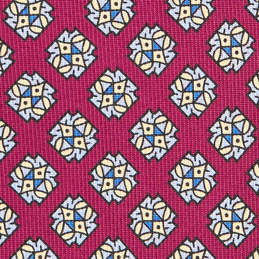 BURGUNDY CLASSIC SILK TIE