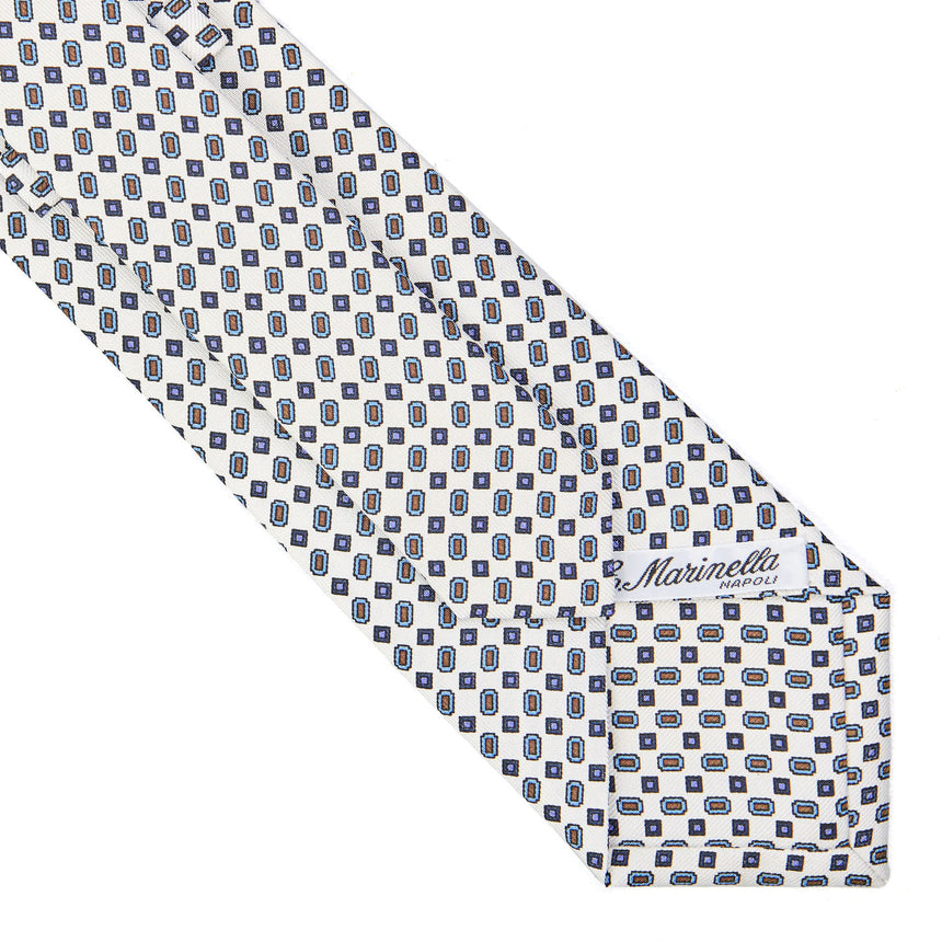 WHITE SARTORIAL CLASSIC SILK TIE