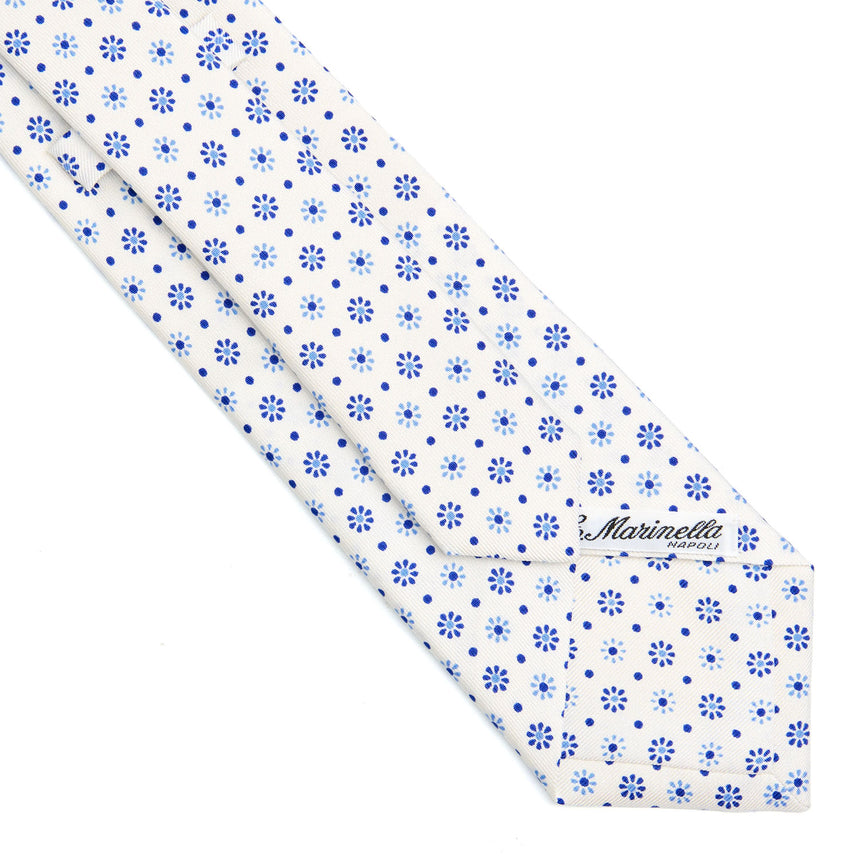 WHITE SARTORIAL CLASSIC SILK TIE