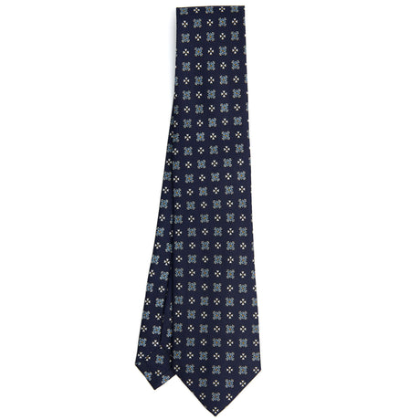 USED CRAVATTA E. MARINELLA NAPOLI GREEN YELLOW RED Blue Tie USED CRAVATTA E. MARINELLA NAPOLI GREEN YELLOW RED Blue Tie