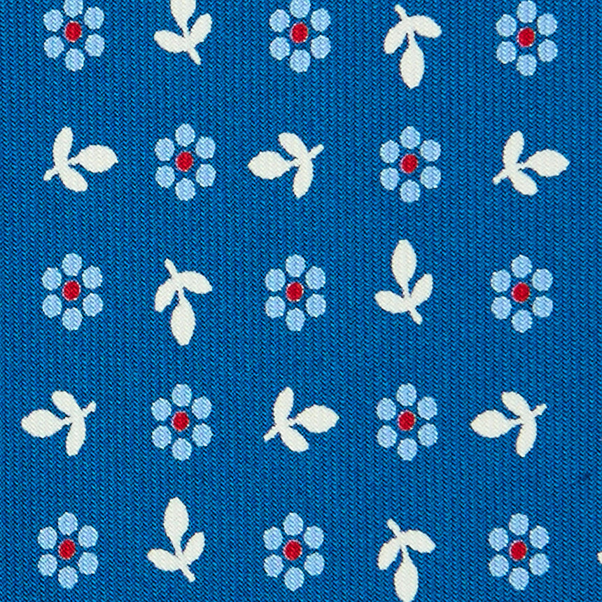 MID BLUE SARTORIAL CLASSIC SILK TIE