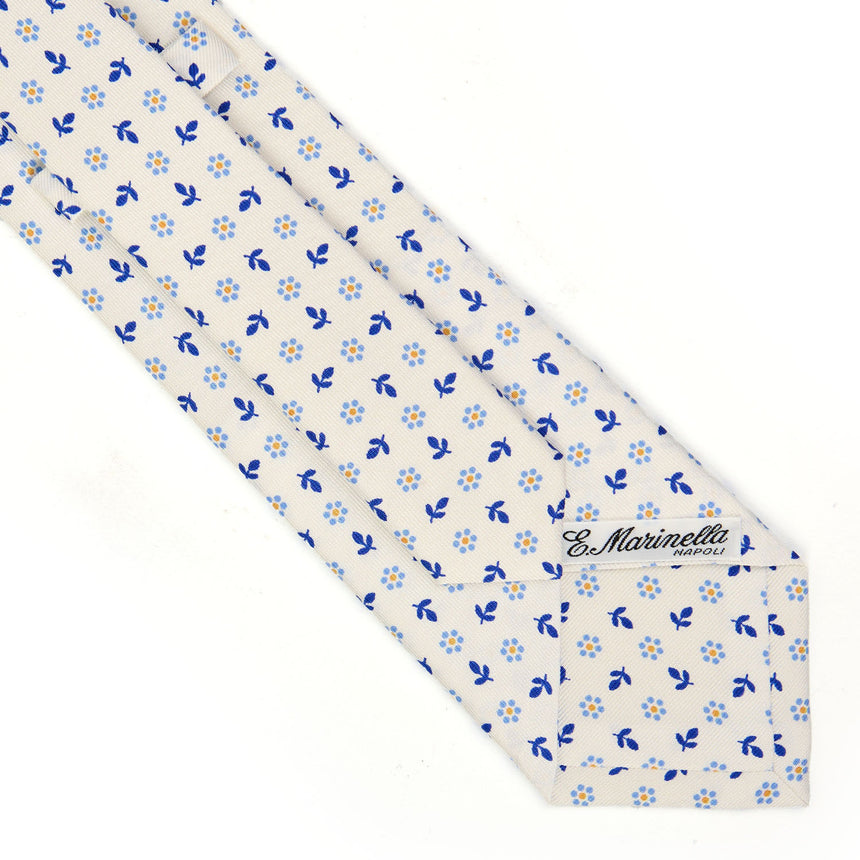 WHITE SARTORIAL CLASSIC SILK TIE