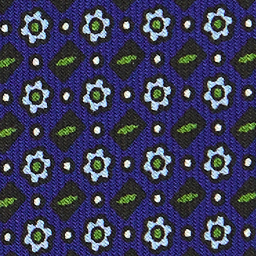 BLUE SARTORIAL CLASSIC SILK TIE