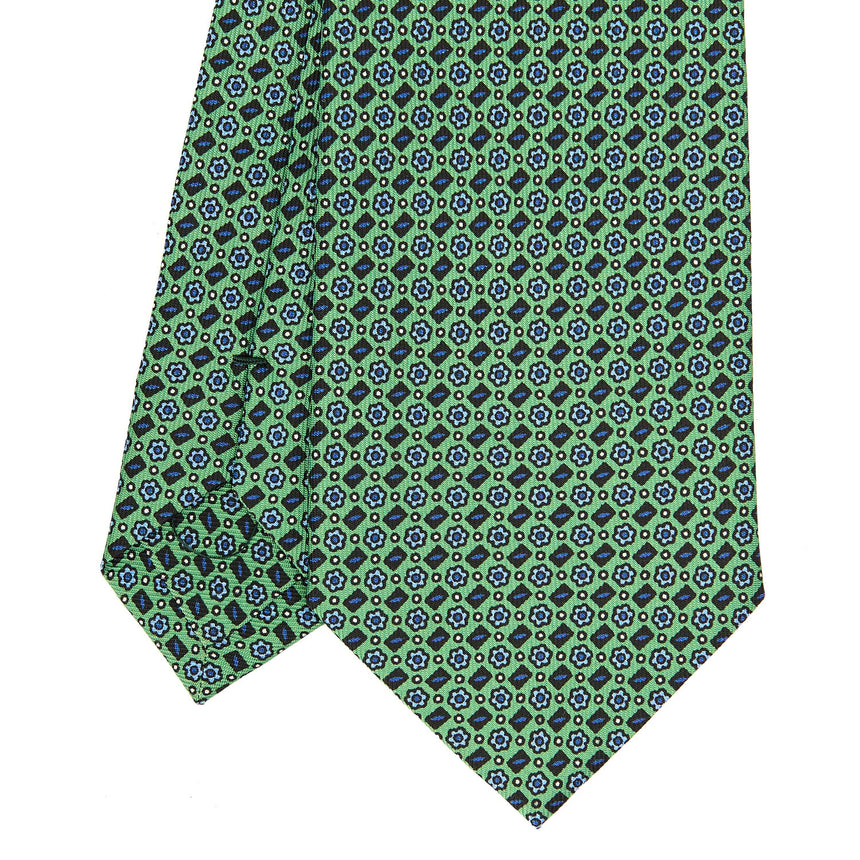 CRAVATTA SARTORIALE CLASSICA IN SETA VERDE CHIARO