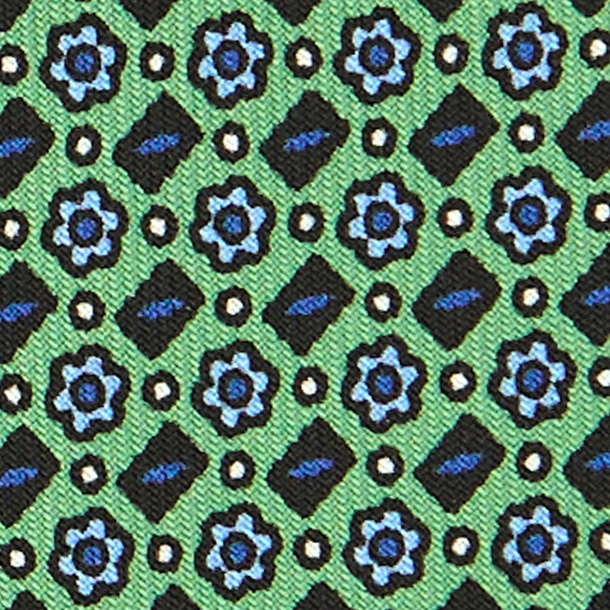 CRAVATTA SARTORIALE CLASSICA IN SETA VERDE CHIARO